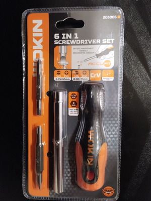 Wokin screwdriver 6 in 1 new
