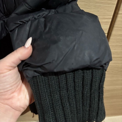 Women's long jacket used, size M, black Splendid
