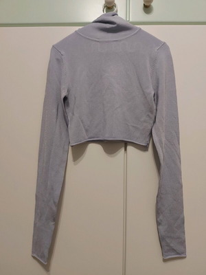 Zara knitted sweater with silver rhinestones new