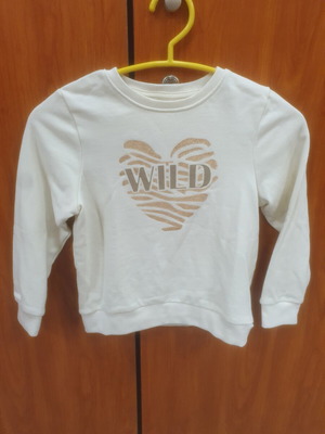 Orchestra girls' sweatshirt age 6, beige