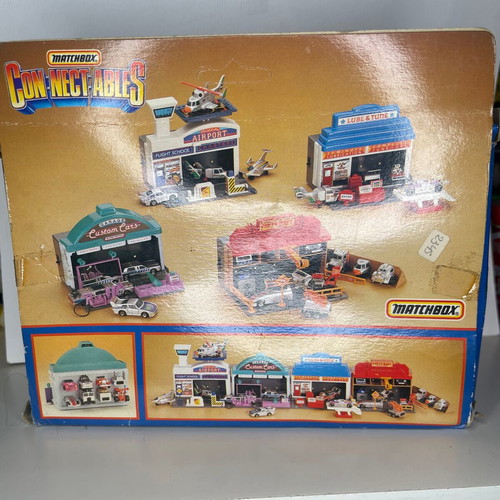 Matchbox Connectables Custom Cars Garage 1990 sealed vintage toy