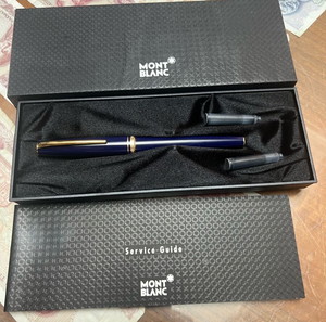 MONTBLANC BLUE GENERATION VINTAGE FOUNTAIN PEN