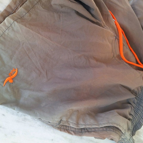 Men's swim shorts used, size Large, beige, Waves Swimming Gear
