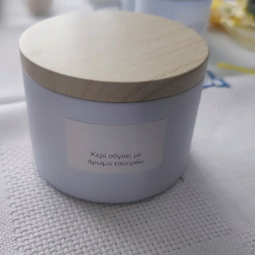 Soy candle with tsoureki and paschalia scent new 100 grams