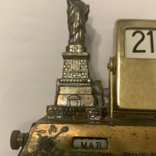 Desk calendar used New York