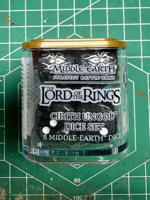 Cirith Ungol Dice Set Middle Earth Games Workshop like new