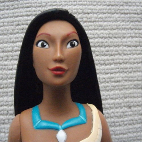 Pocahontas Applause doll used, 1990s, height 24 cm