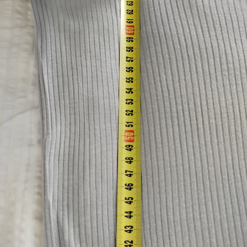 Massimo Dutti ribbed grey tank top XS