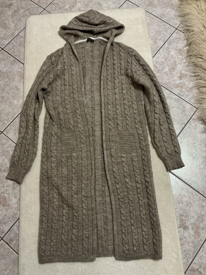 Knitted cardigan new, beige, sizes L and XL