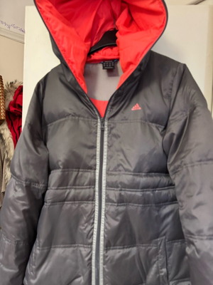 Adidas women's jacket gray like new, size XL