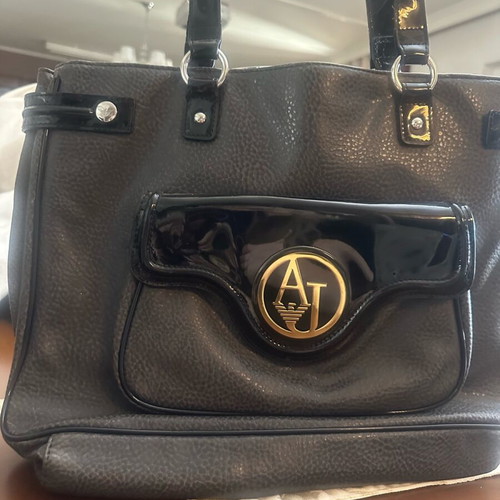 Armani Exchange large bag used, gray