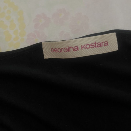 Φαρδιά μακριά μαύρη μπλούζα Giorgina Kostara