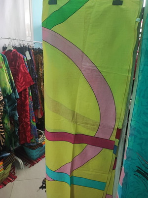 Pareo beachwear cotton yellow, new by Rima Beachwear