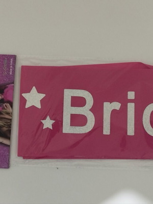 Bridesmaid sash new, bachelorette party accessory