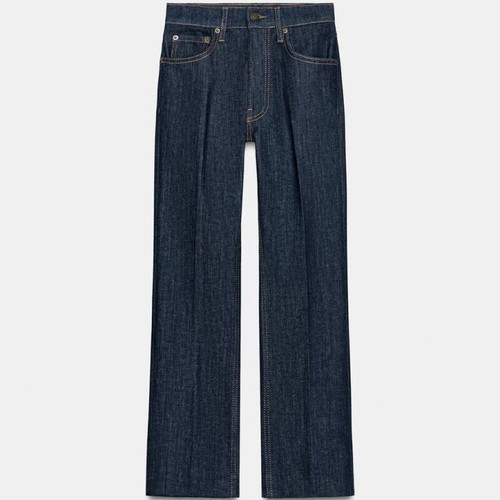 Zara ZW Collection Bootcut Jeans dark blue size 38 new with tag