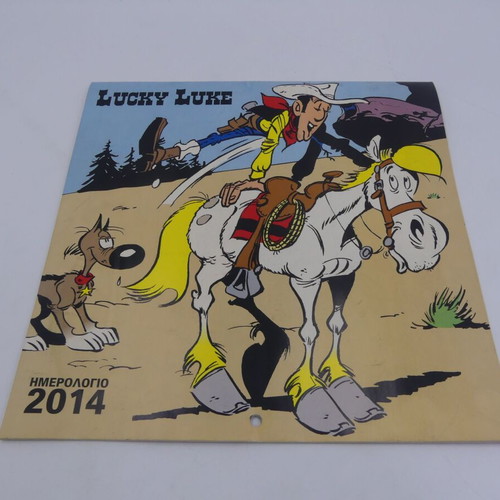 Lucky Luke annual calendar 2014 used
