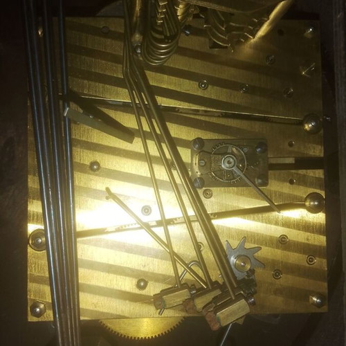 French fireplace clock Girod like new, mantel, analog