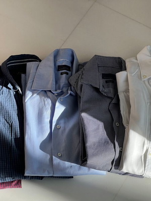 Ανδρικά πουκάμισα Zara, πακέτο 18, διάφορα μεγέθη και εφαρμογές