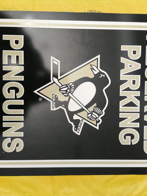 Pittsburgh Penguins NHL large sign like new