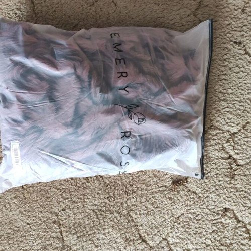Shein synthetic fur 4XL purple black like new