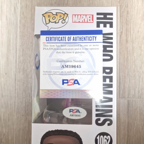 Funko Pop He Who Remains #1062 signed like new
