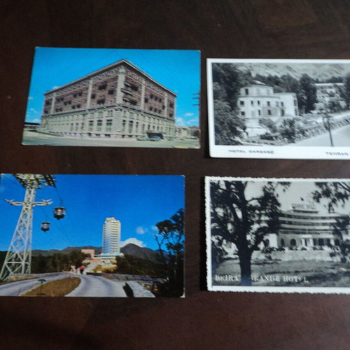 Hotels used postcards 17 from the previous century worldwide