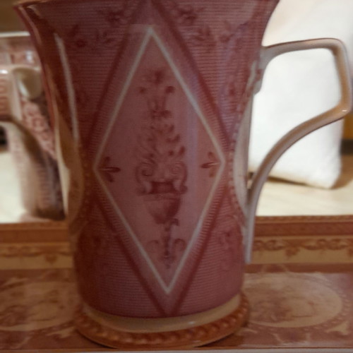 Set of 2 porcelain cups and tray Royal Crown Kent England new