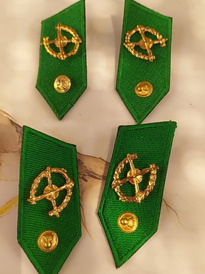 Set of Greek Army Epaulets used