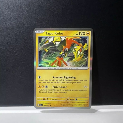 Tapu Koko 065/191 collectible Pokemon card new