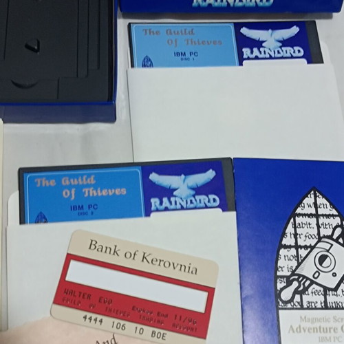 The Guild of Thieves PC big box game used, 5.25" floppy disk