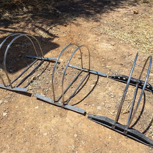 Bicycle stands set of 4, heavy nickel and standard types