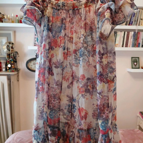 Lynne short summer dress like new, multicolor, size L