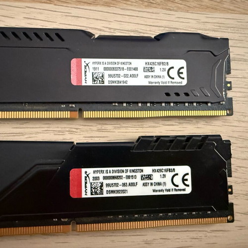 Hyper X Fury DDR4 16GB 2666MHz cl16 like new