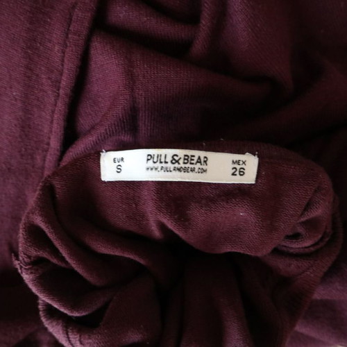 Burgundy turtleneck sweater used, size small Pull&Bear