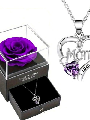 Gift set for women with necklace and box new