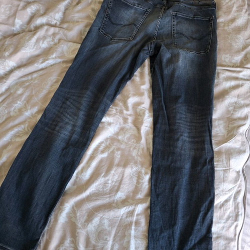 Jack & Jones Tim Slim Straight jeans used, blue, size L