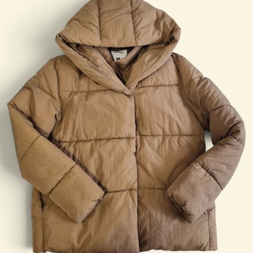 Terranova women's winter jacket, beige and brown, size M