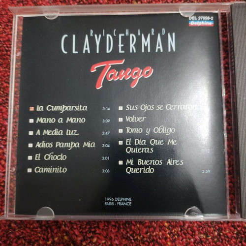 Richard Clayderman Tango CD used