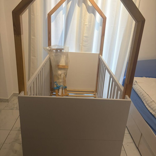 Bellamy Pinette children's house bed 70x140 cm with mattress