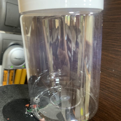 Transparent plastic storage jars PET 700 ml food safe