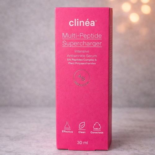 Clinéa Multi-Peptide Supercharger Serum used, antiwrinkle and glow