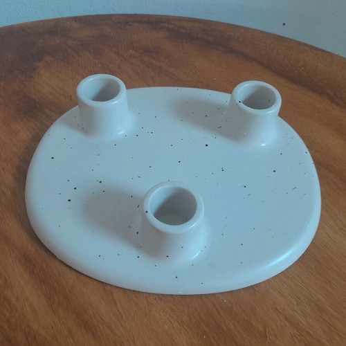 Ceramic Jysk Candlestick with 8 Candles Like New