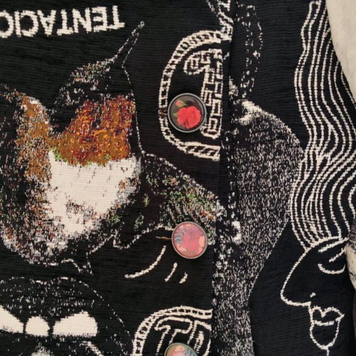 Desigual long coat used, size 46