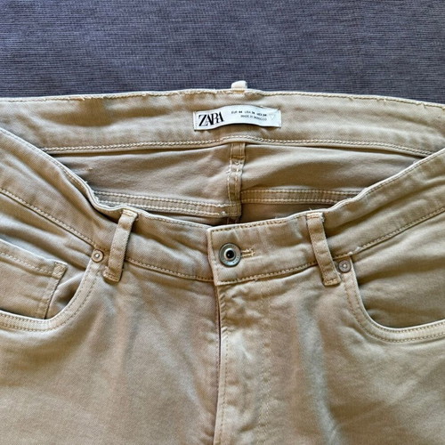 Zara Man beige slim fit jeans used, size L W34