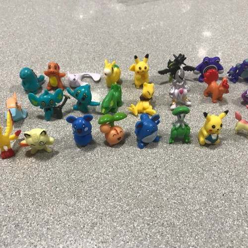Set of 24 Pokemon collectible mini PVC figures 2-3cm