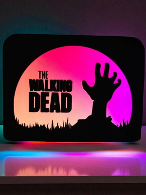 Lightbox The Walking Dead 3D printed illuminated new