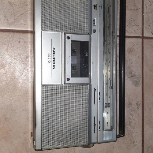 Grundig RR 710 portable stereo radio cassette player used