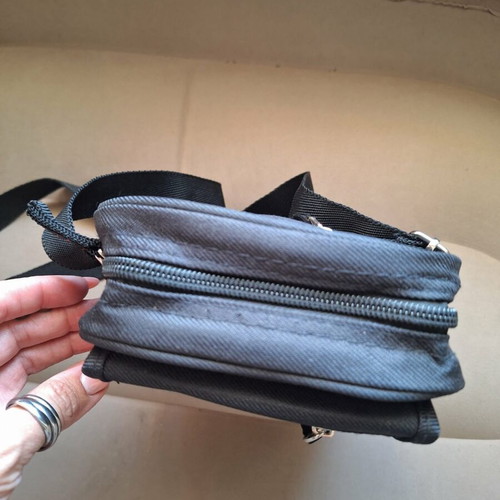 Unisex crossbody bag, black