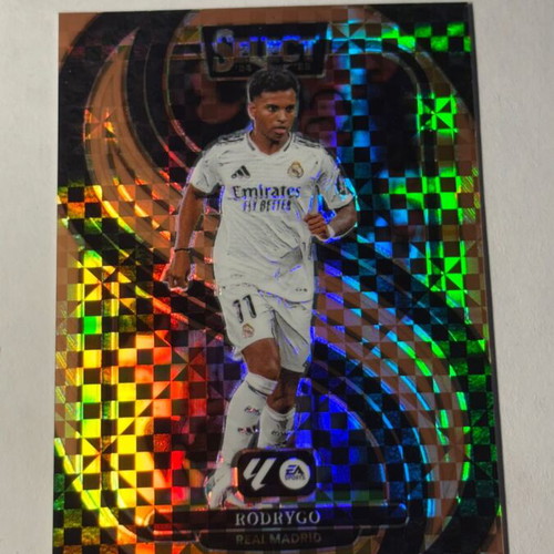 2024-25 Panini Select La Liga Rodrygo # CheckerBoard card like new