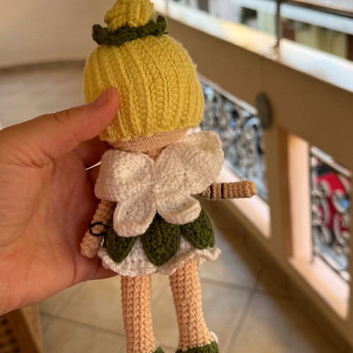 Peter Pan and Tinkerbell Amigurumi Crochet Dolls new
